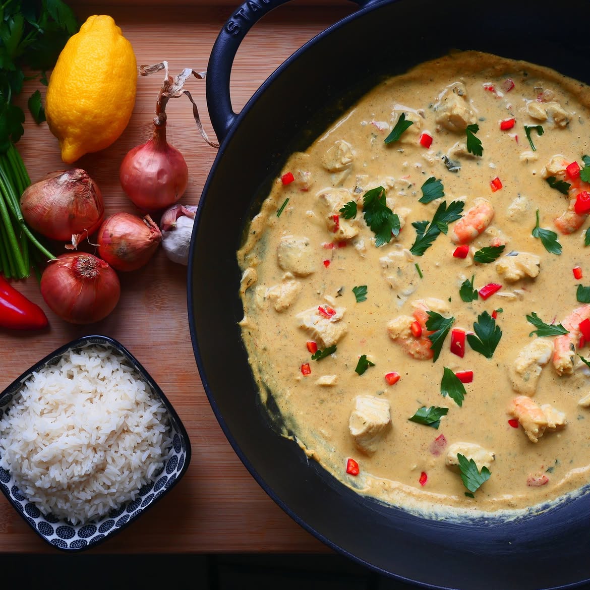 Curry crémeux maison